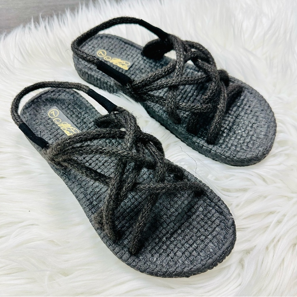 Black rope sandal - Picture 4 of 5